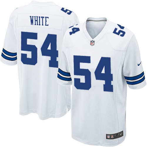 Men's Nike Dallas Cowboys #54 Randy White Game White NFL Jersey