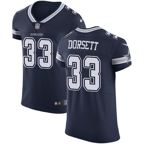 Men's Nike Dallas Cowboys #33 Tony Dorsett Navy Blue Team Color Vapor Untouchable Elite Player NFL Jersey