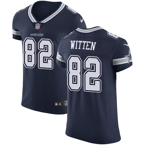 Men's Nike Dallas Cowboys #82 Jason Witten Navy Blue Team Color Vapor Untouchable Elite Player NFL Jersey