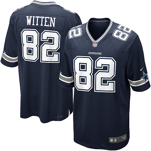 Men's Nike Dallas Cowboys #82 Jason Witten Game Navy Blue Team Color NFL Jersey