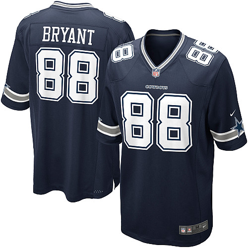 Men's Nike Dallas Cowboys #88 Dez Bryant Game Navy Blue Team Color NFL Jersey