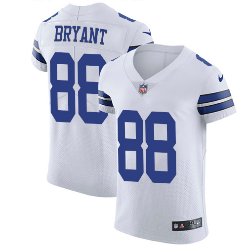 Men's Nike Dallas Cowboys #88 Dez Bryant White Vapor Untouchable Elite Player NFL Jersey