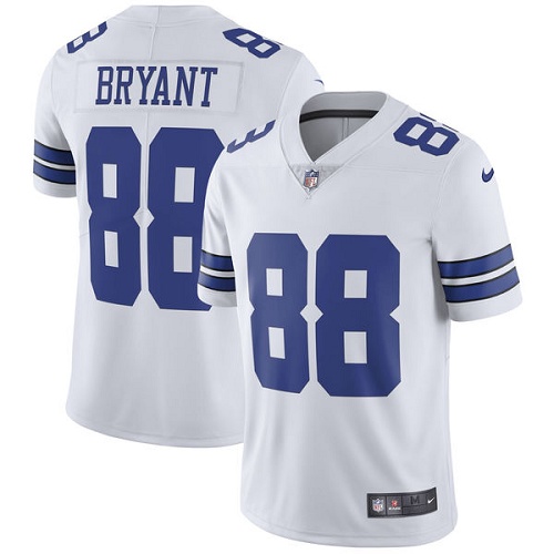 Men's Nike Dallas Cowboys #88 Dez Bryant White Vapor Untouchable Limited Player NFL Jersey