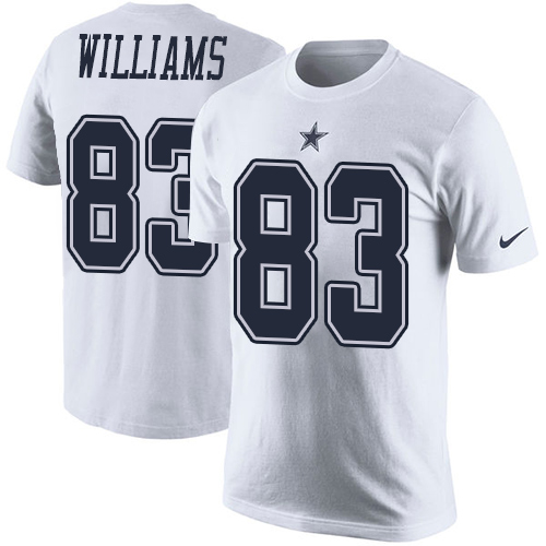 NFL Men's Nike Dallas Cowboys #83 Terrance Williams White Rush Pride Name & Number T-Shirt