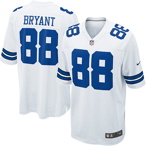 Men's Nike Dallas Cowboys #88 Dez Bryant Game White NFL Jersey