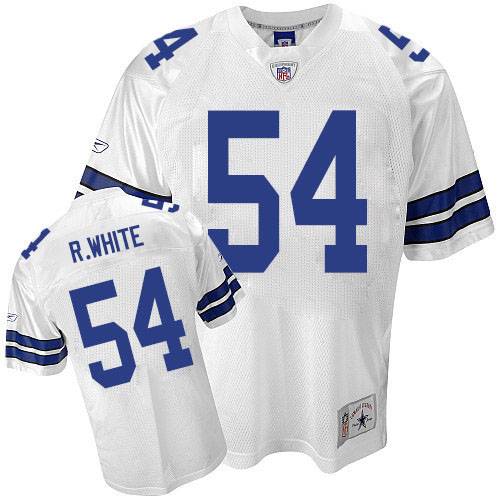 Reebok Dallas Cowboys #54 Randy White Premier EQT White Legend Throwback NFL Jersey