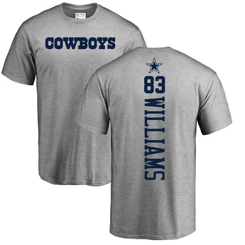 NFL Nike Dallas Cowboys #83 Terrance Williams Ash Backer T-Shirt
