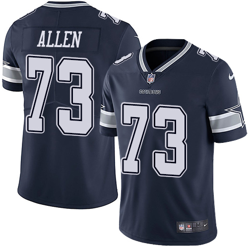 Men's Nike Dallas Cowboys #73 Larry Allen Navy Blue Team Color Vapor Untouchable Limited Player NFL Jersey