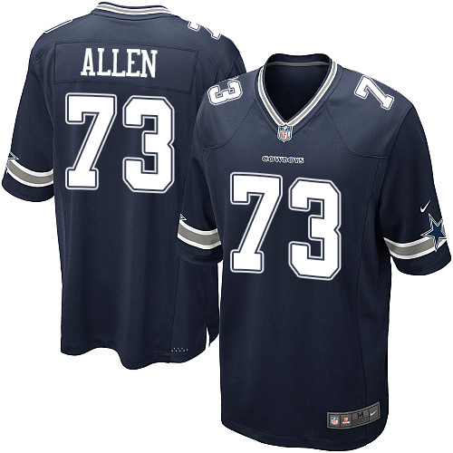Men's Nike Dallas Cowboys #73 Larry Allen Game Navy Blue Team Color NFL Jersey