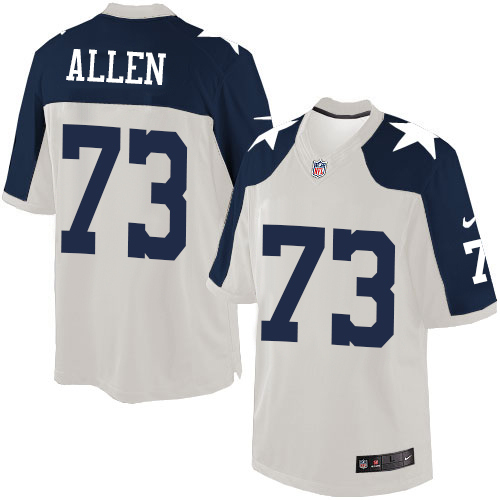Men's Nike Dallas Cowboys #73 Larry Allen Limited White Throwback Alternate NFL Jersey