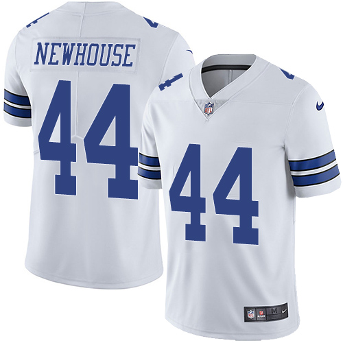 Men's Nike Dallas Cowboys #44 Robert Newhouse White Vapor Untouchable Limited Player NFL Jersey