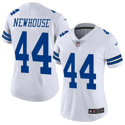 Women's Nike Dallas Cowboys #44 Robert Newhouse White Vapor Untouchable Elite Player NFL Jersey