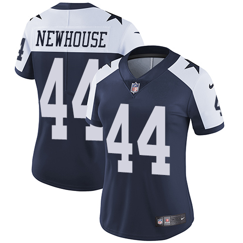 Women's Nike Dallas Cowboys #44 Robert Newhouse Navy Blue Throwback Alternate Vapor Untouchable Elite Player NFL Jersey