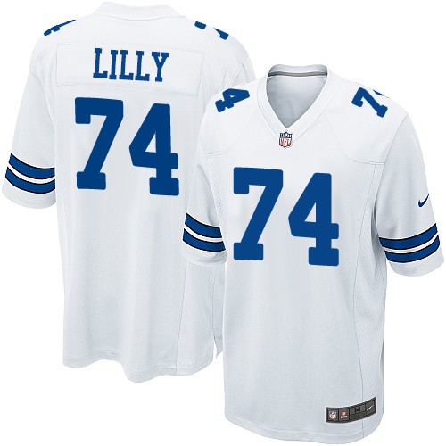 Men's Nike Dallas Cowboys #74 Bob Lilly Game White NFL Jersey