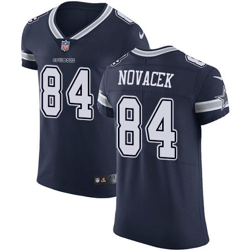 Men's Nike Dallas Cowboys #84 Jay Novacek Navy Blue Team Color Vapor Untouchable Elite Player NFL Jersey