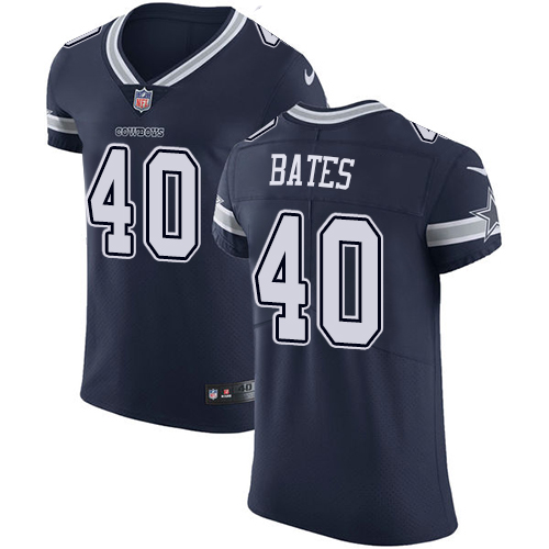 Men's Nike Dallas Cowboys #40 Bill Bates Navy Blue Team Color Vapor Untouchable Elite Player NFL Jersey