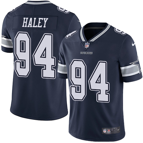 Men's Nike Dallas Cowboys #94 Charles Haley Navy Blue Team Color Vapor Untouchable Limited Player NFL Jersey