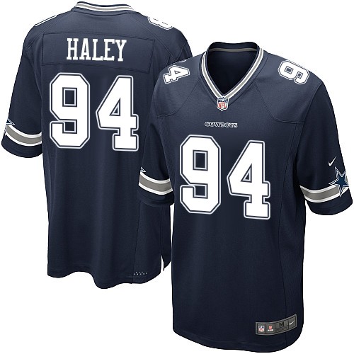 Men's Nike Dallas Cowboys #94 Charles Haley Game Navy Blue Team Color NFL Jersey