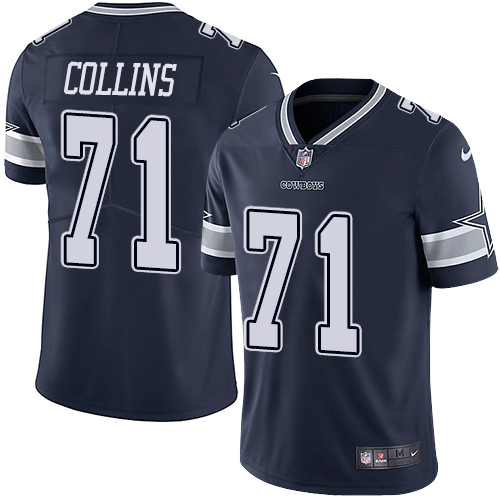 Men's Nike Dallas Cowboys #71 La'el Collins Navy Blue Team Color Vapor Untouchable Limited Player NFL Jersey