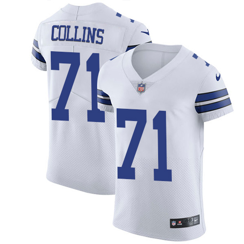 Men's Nike Dallas Cowboys #71 La'el Collins White Vapor Untouchable Elite Player NFL Jersey