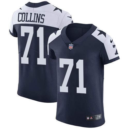 Men's Nike Dallas Cowboys #71 La'el Collins Navy Blue Alternate Vapor Untouchable Elite Player NFL Jersey