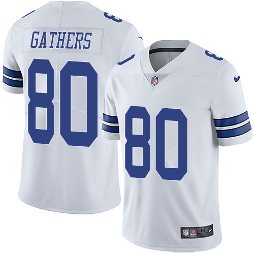 Men's Nike Dallas Cowboys #80 Rico Gathers White Vapor Untouchable Limited Player NFL Jersey