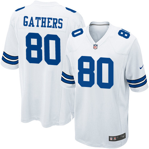 Men's Nike Dallas Cowboys #80 Rico Gathers Game White NFL Jersey