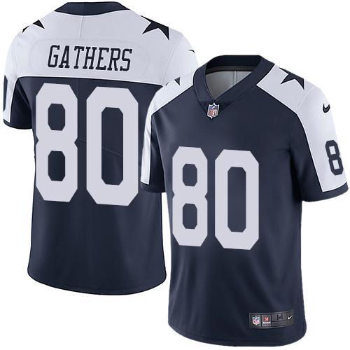 Youth Nike Dallas Cowboys #80 Rico Gathers Navy Blue Throwback Alternate Vapor Untouchable Limited Player NFL Jersey