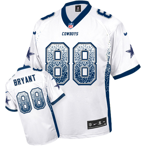 Youth Nike Dallas Cowboys #88 Dez Bryant Elite White Drift Fashion NFL Jersey