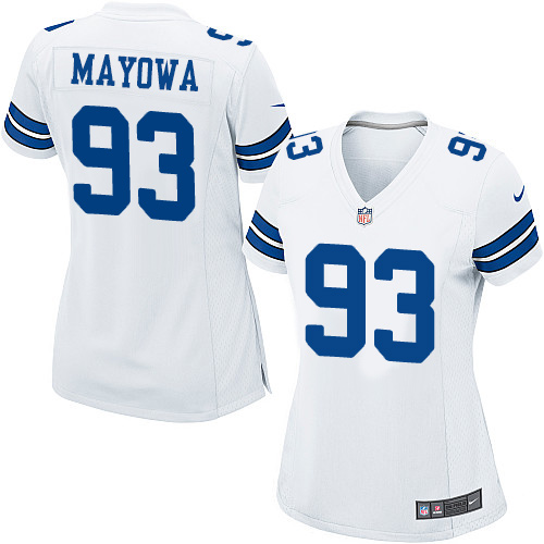 Women's Nike Dallas Cowboys #93 Benson Mayowa Game White NFL Jersey