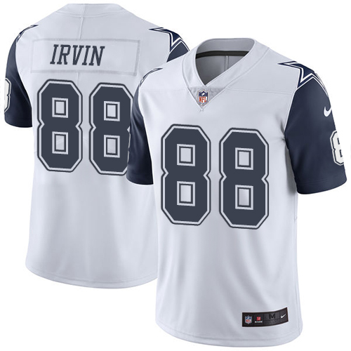 Youth Nike Dallas Cowboys #88 Michael Irvin Limited White Rush Vapor Untouchable NFL Jersey