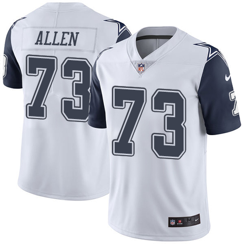 Men's Nike Dallas Cowboys #73 Larry Allen Limited White Rush Vapor Untouchable NFL Jersey