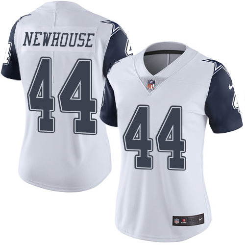 Women's Nike Dallas Cowboys #44 Robert Newhouse Limited White Rush Vapor Untouchable NFL Jersey