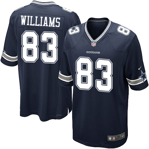 Men's Nike Dallas Cowboys #83 Terrance Williams Game Navy Blue Team Color NFL Jersey