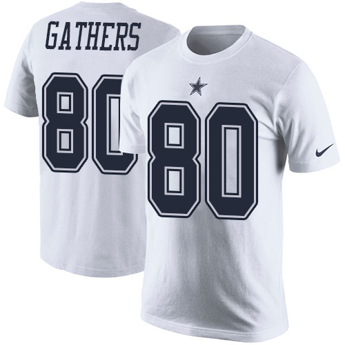 NFL Men's Nike Dallas Cowboys #80 Rico Gathers White Rush Pride Name & Number T-Shirt