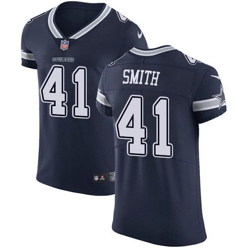 Men's Nike Dallas Cowboys #41 Keith Smith Navy Blue Team Color Vapor Untouchable Elite Player NFL Jersey