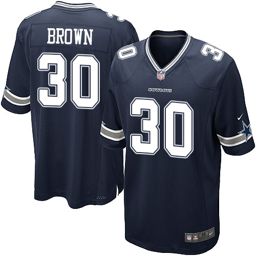 Men's Nike Dallas Cowboys #30 Anthony Brown Game Navy Blue Team Color NFL Jersey