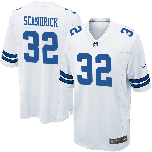 Men's Nike Dallas Cowboys #32 Orlando Scandrick Game White NFL Jersey