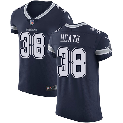 Men's Nike Dallas Cowboys #38 Jeff Heath Navy Blue Team Color Vapor Untouchable Elite Player NFL Jersey