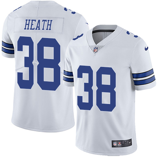 Men's Nike Dallas Cowboys #38 Jeff Heath White Vapor Untouchable Limited Player NFL Jersey