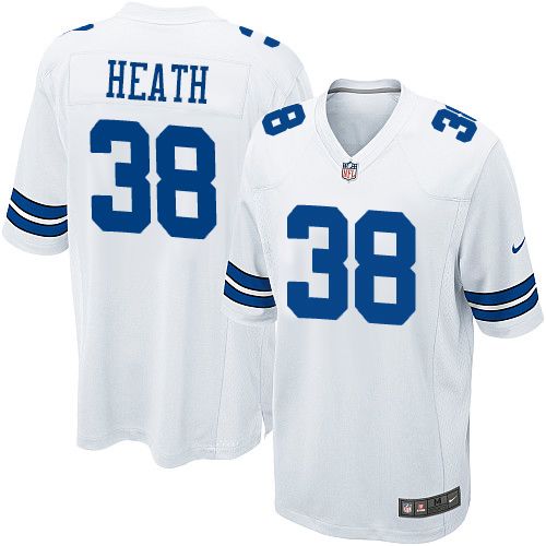 Men's Nike Dallas Cowboys #38 Jeff Heath Game White NFL Jersey