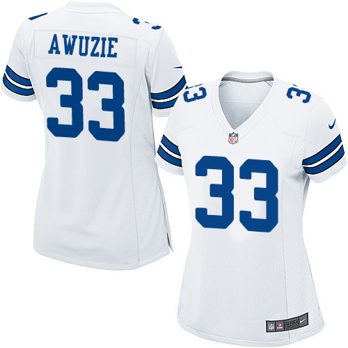 Women's Nike Dallas Cowboys #33 Chidobe Awuzie Game White NFL Jersey