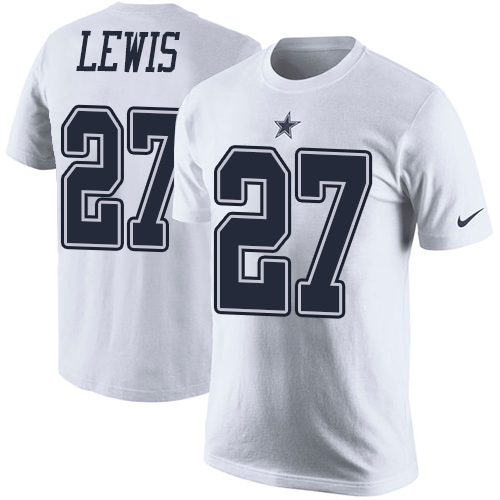 NFL Men's Nike Dallas Cowboys #27 Jourdan Lewis White Rush Pride Name & Number T-Shirt