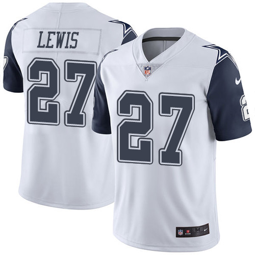Men's Nike Dallas Cowboys #27 Jourdan Lewis Limited White Rush Vapor Untouchable NFL Jersey