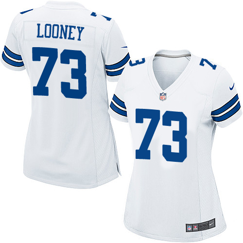 Women's Nike Dallas Cowboys #73 Joe Looney Game White NFL Jersey