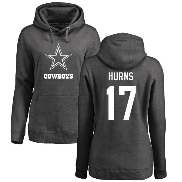 NFL Women's Nike Dallas Cowboys #59 Anthony Hitchens Ash One Color Pullover Hoodie