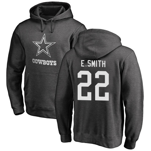 NFL Nike Dallas Cowboys #22 Emmitt Smith Ash One Color Pullover Hoodie