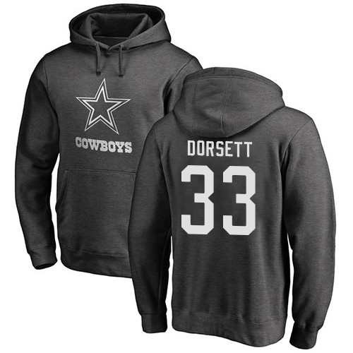 NFL Nike Dallas Cowboys #33 Tony Dorsett Ash One Color Pullover Hoodie