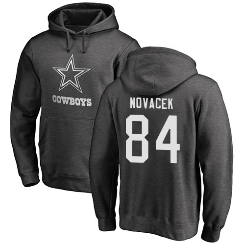 NFL Nike Dallas Cowboys #84 Jay Novacek Ash One Color Pullover Hoodie