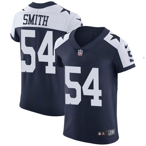 Men's Nike Dallas Cowboys #54 Jaylon Smith Navy Blue Alternate Vapor Untouchable Elite Player NFL Jersey